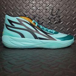 Puma MB.02 Honeycomb 377590-01 Elektro Aqua Basketball Shoes Size 13