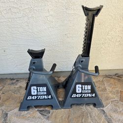 (BRAND NEW) DAYTONA 6 Ton Heavy Duty Ratcheting Jack Stands / 6 Ton Jack Stands