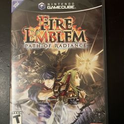 Fire Emblem Path Of Radiance Gamecube Game W/manual And Case