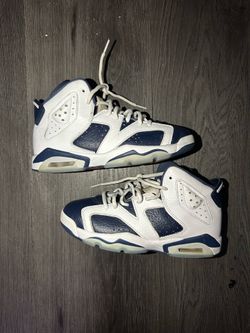 Size 5.5Y/ 7 Women’s - Jordan 6 Retro Olympic Midnight Navy (2024) GS 384665-164