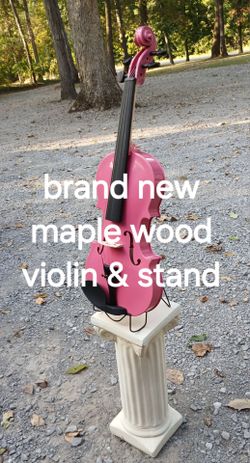 Brand new pink violin