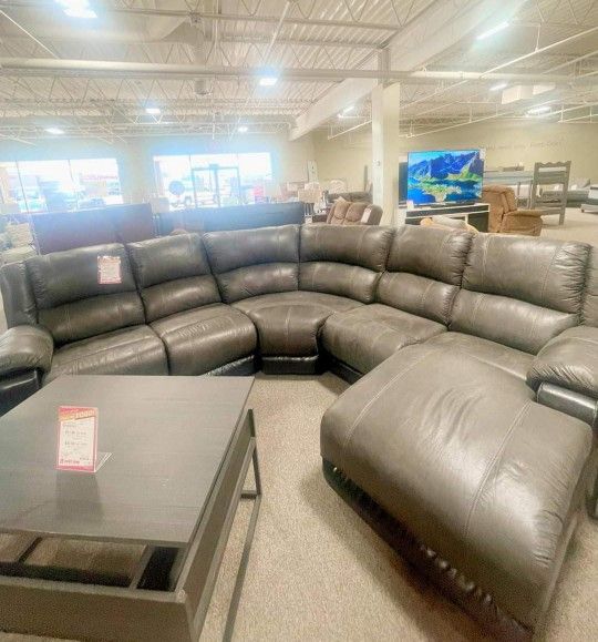 Reclining Sectional Sofa Couch 