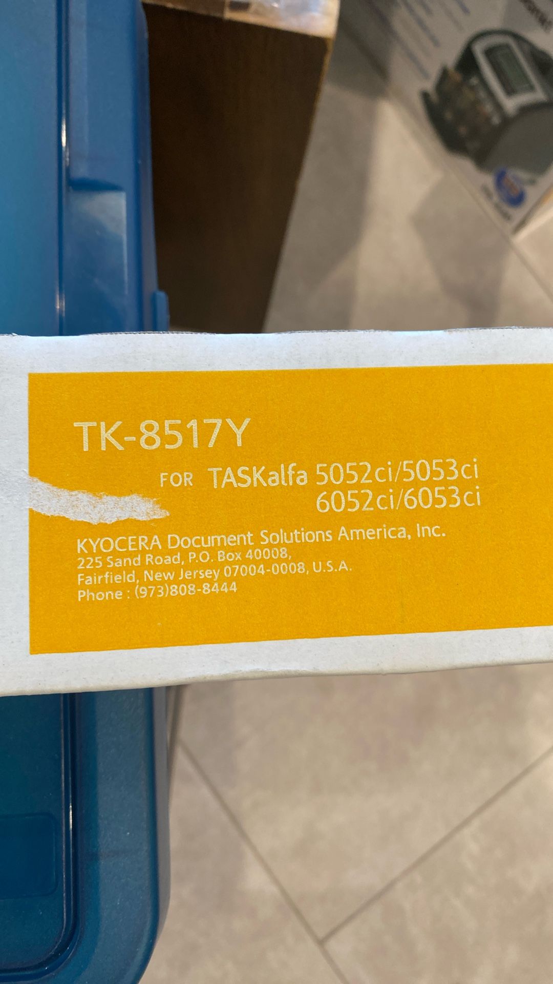 Keyocera TK-8517Y Yellow Toner Cartridge Printer Ink Brand New
