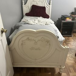 Twin Bed,  & Dresser