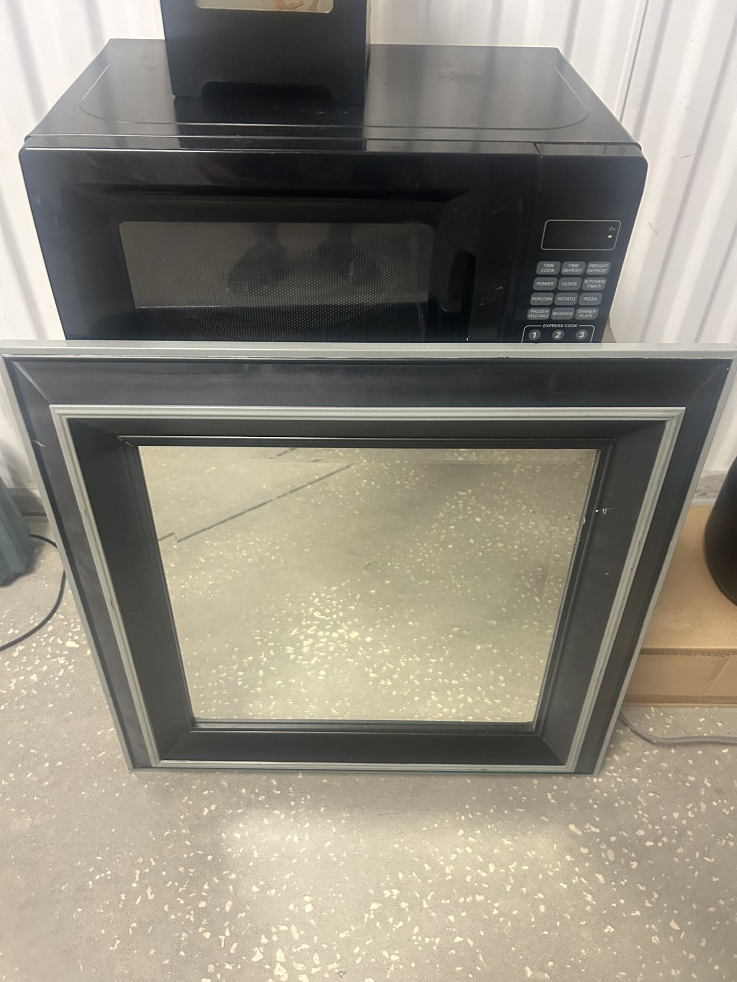 Mirror Antique Very Heavy 16”X16”