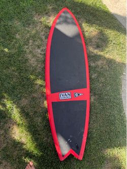 New JJF Epoxy Pyzel “Ivan” Quad 5’10 fish