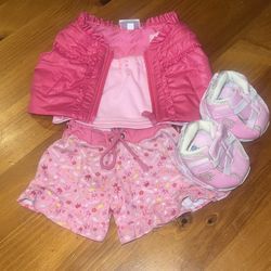Build A Bear Pretty In Pink Outfit And Pink Build A Bear Skechers
