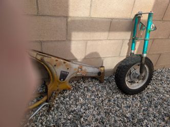 Honda CT70 frame fork and swing arm