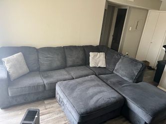 Sectional with ottoman