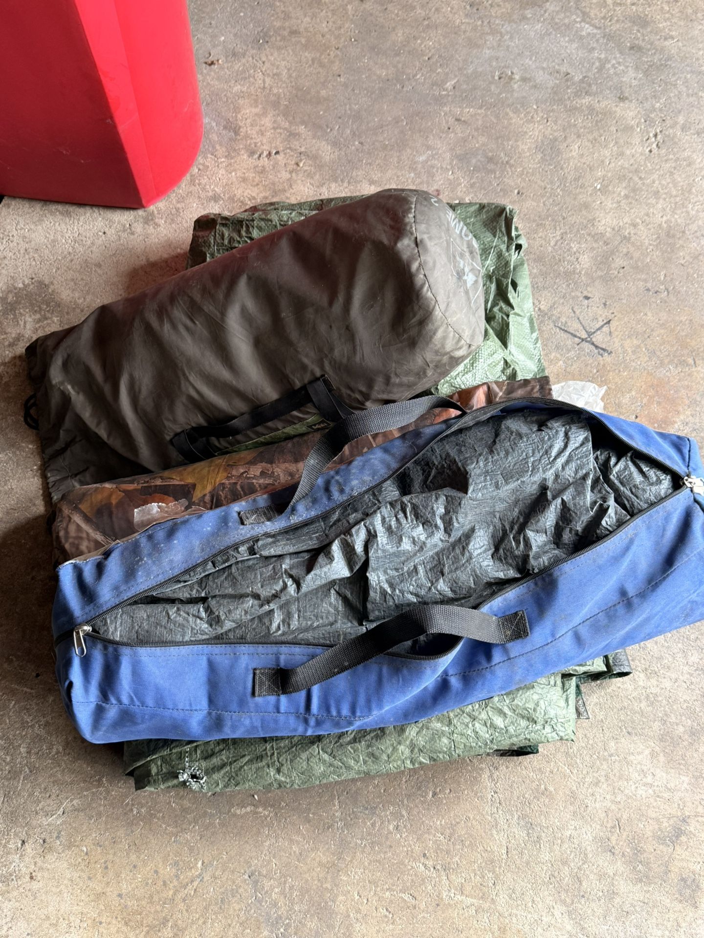 Camping Gear With Fishing Net And Seat