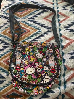 Tokidoki x Hello Kitty Crossbody Saddle Bag
