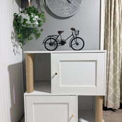 Double Cat Litter Box 