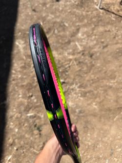 Dunlop SX300 (grip 3) in excellent condition. With new strings Confidential Soft strings at 50 lbs.  Locate pick up in Sacramento/Elk Grove Buyer pays