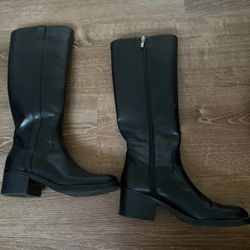 black boots