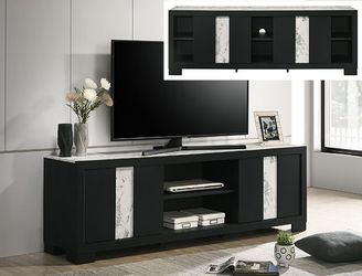  TV STAND - BLACK