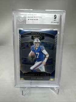 2018 Panini Select Josh Allen Rookie Selections BGS 9