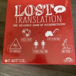 Lost in translation board game new unopened