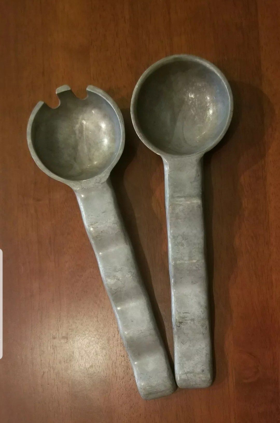 Large Metal Salad Server Fork Spoon Set by Toscany Classics