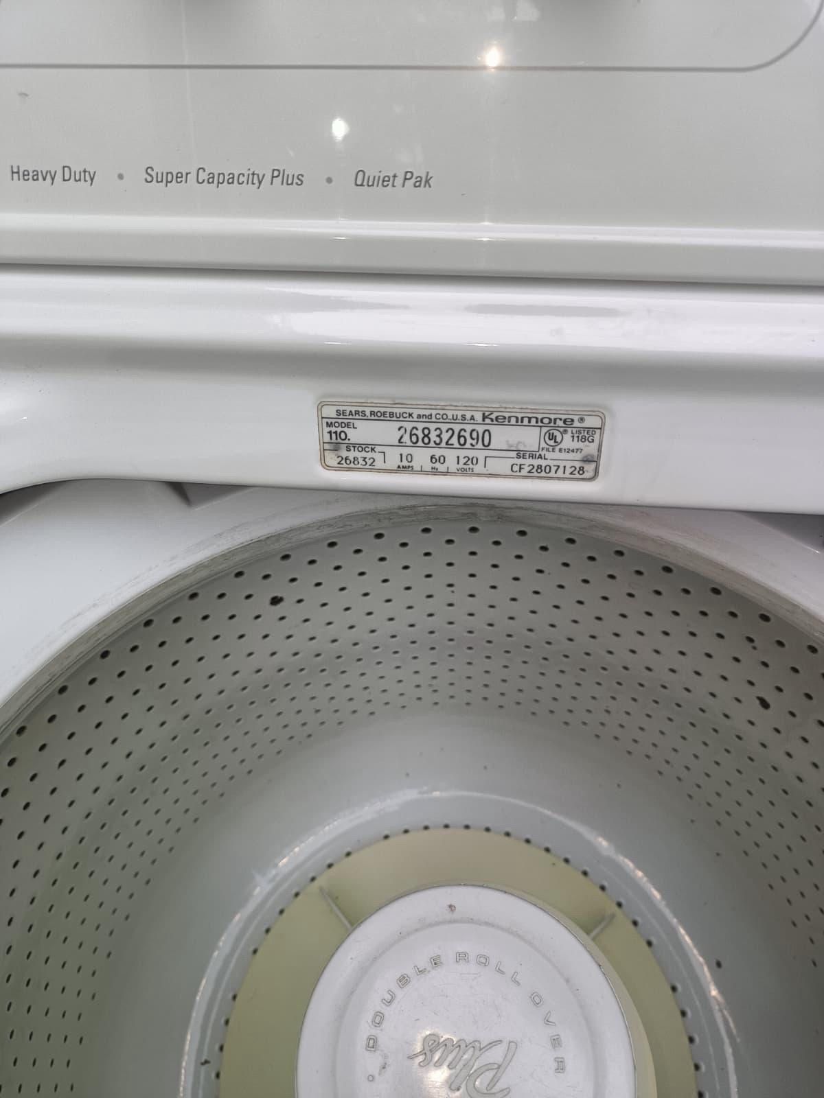 Kenmore 80 series Washer and dryer