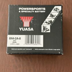 Yuasa Powersports Battery 6N4-2A-8