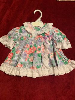 Girls floral dress size 9 months