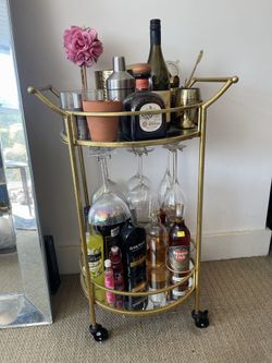 Gold Bar Cart