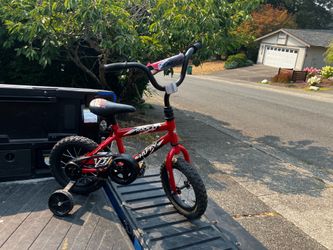 Child Kid Children Bike 12” Wheels With Training Wheels Bicycle Tricycle Trike in Good Condition