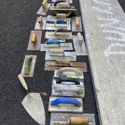 Lots Of Masonry  Tools See pics $125 FOR ALL