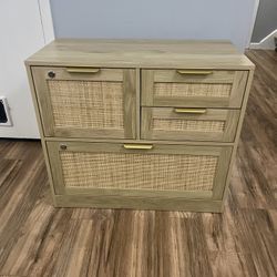 Wood Filing Cabinet