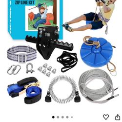 NEW Zip Line Kit 76 Ft Up To 380 Lbs