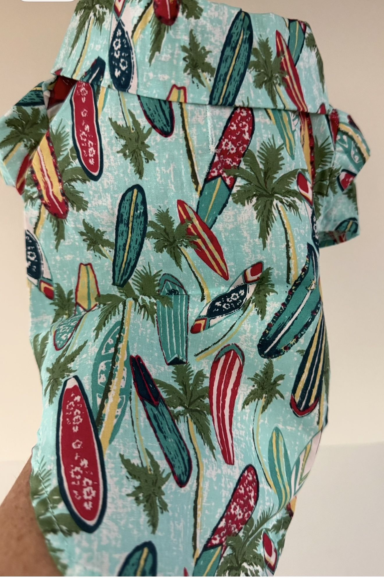 Dog Shirt/Vest with Surfboard pattern. New with Tags. Size Small- 11-16 pounds