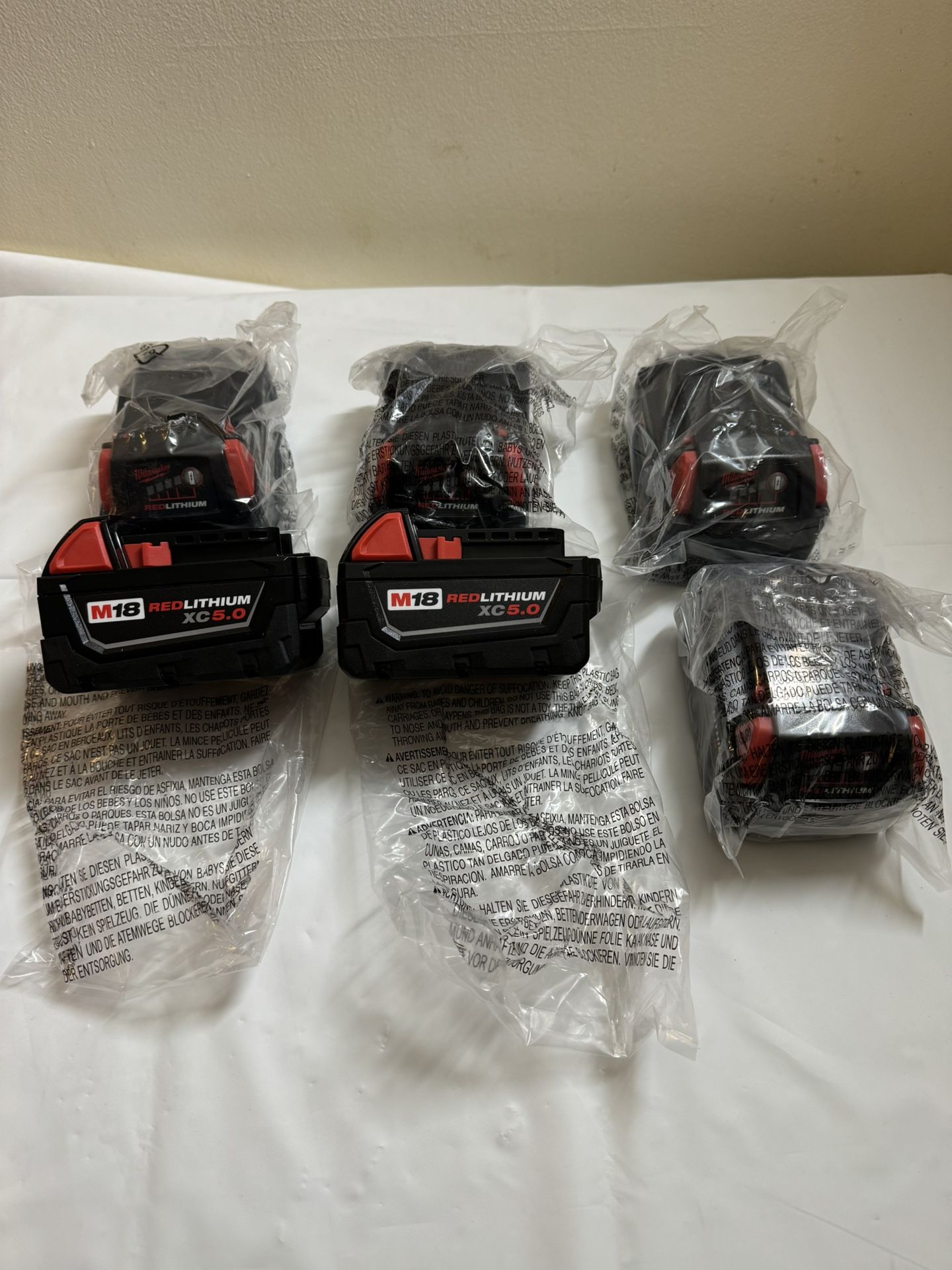 Milwaukee 5 Hr XC Battery - BRAND NEW $70 EACH OR TWO FOR $130