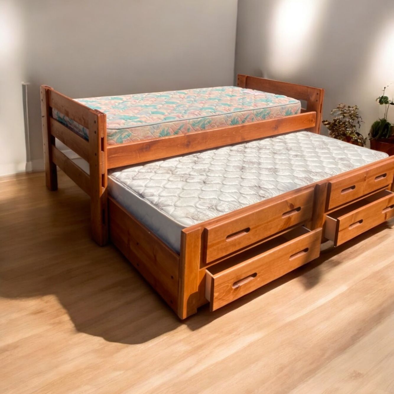 Twin Bed With Trundle