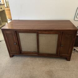 Sideboard Buffet Cabinet with 2 Sliding Doors  Storage Console Cabinet for Entryway Living Room 