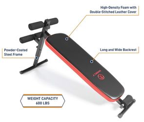 Marcy Utility Slant Board w/ Headrest