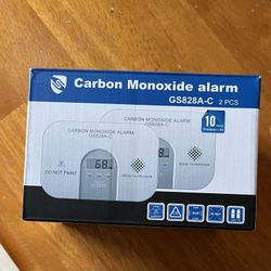 New GS828A-C Carbon Monoxide Alarm - 2 Pack