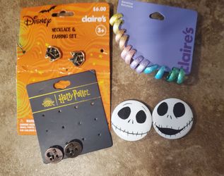 Free earrings and pins