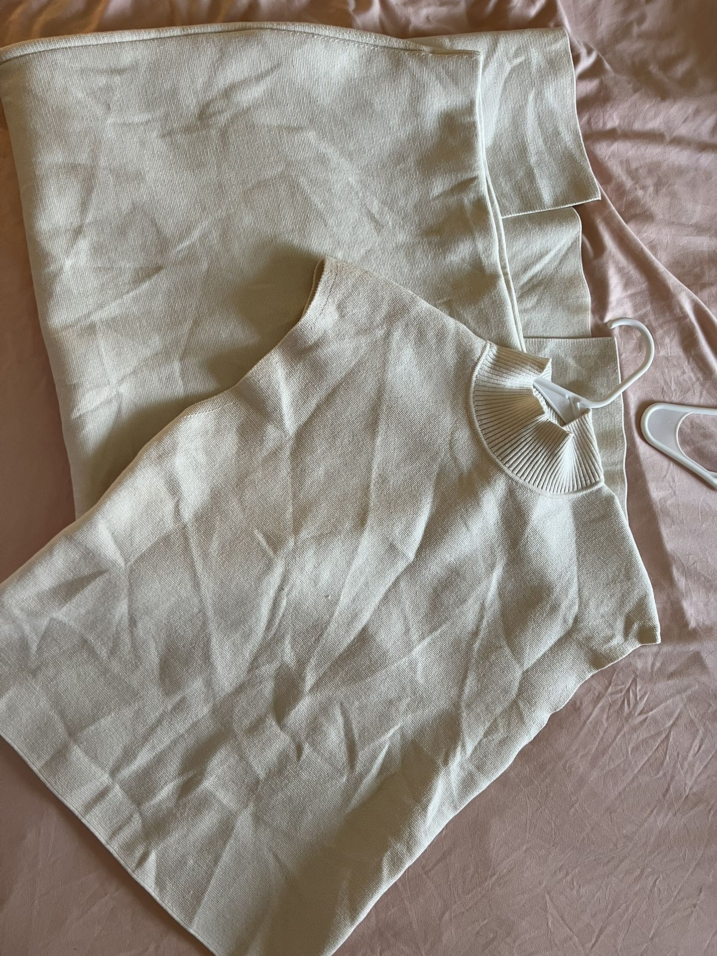 Express two piece skirt and shirt size medium