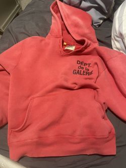 Gallery Dept Hoodie Peach Xs