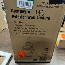 Luminosa Glenneyre Outdoor Wall Sconce Light Fixture In Oil Rubbed Bronze