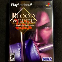 Ultra Rare PS2 Game: Blood Will Tell