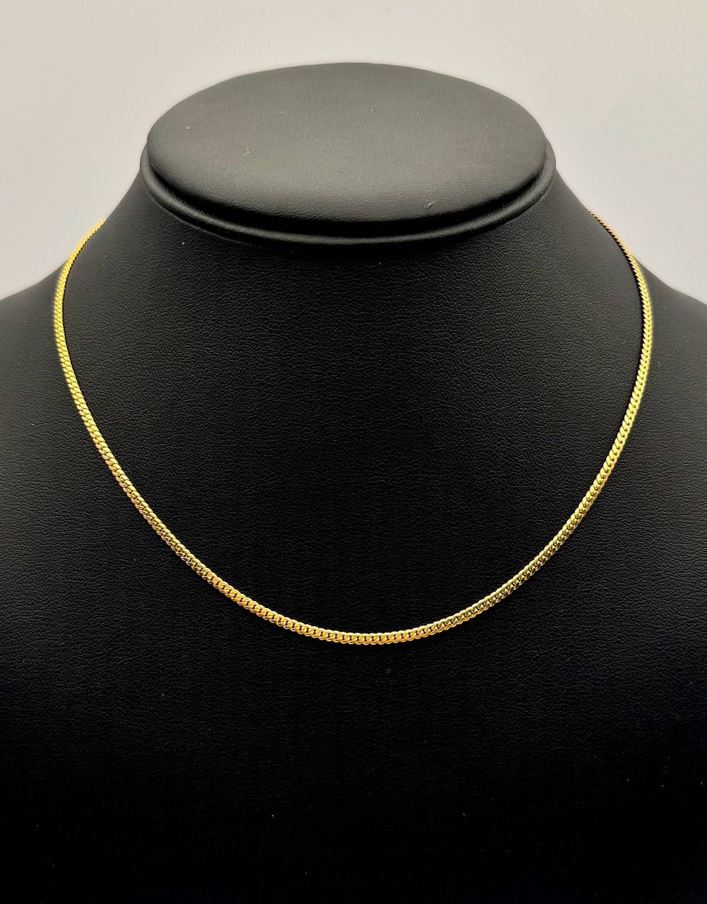 Jewelry 10k solid Yellow Gold brand New Cuban link 16” Chain necklace 4.60 grams 2.00mm