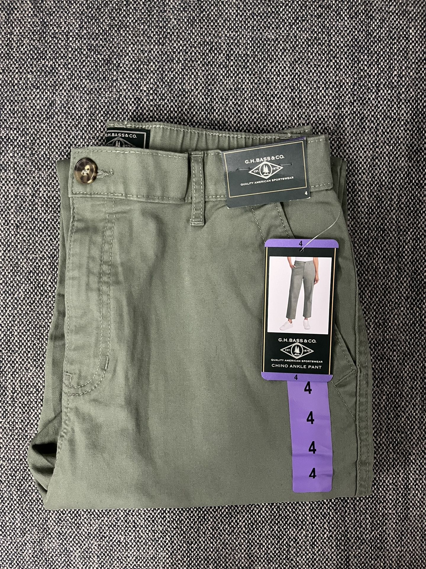 GH Bass Co Chino Ankle Pant Size 4