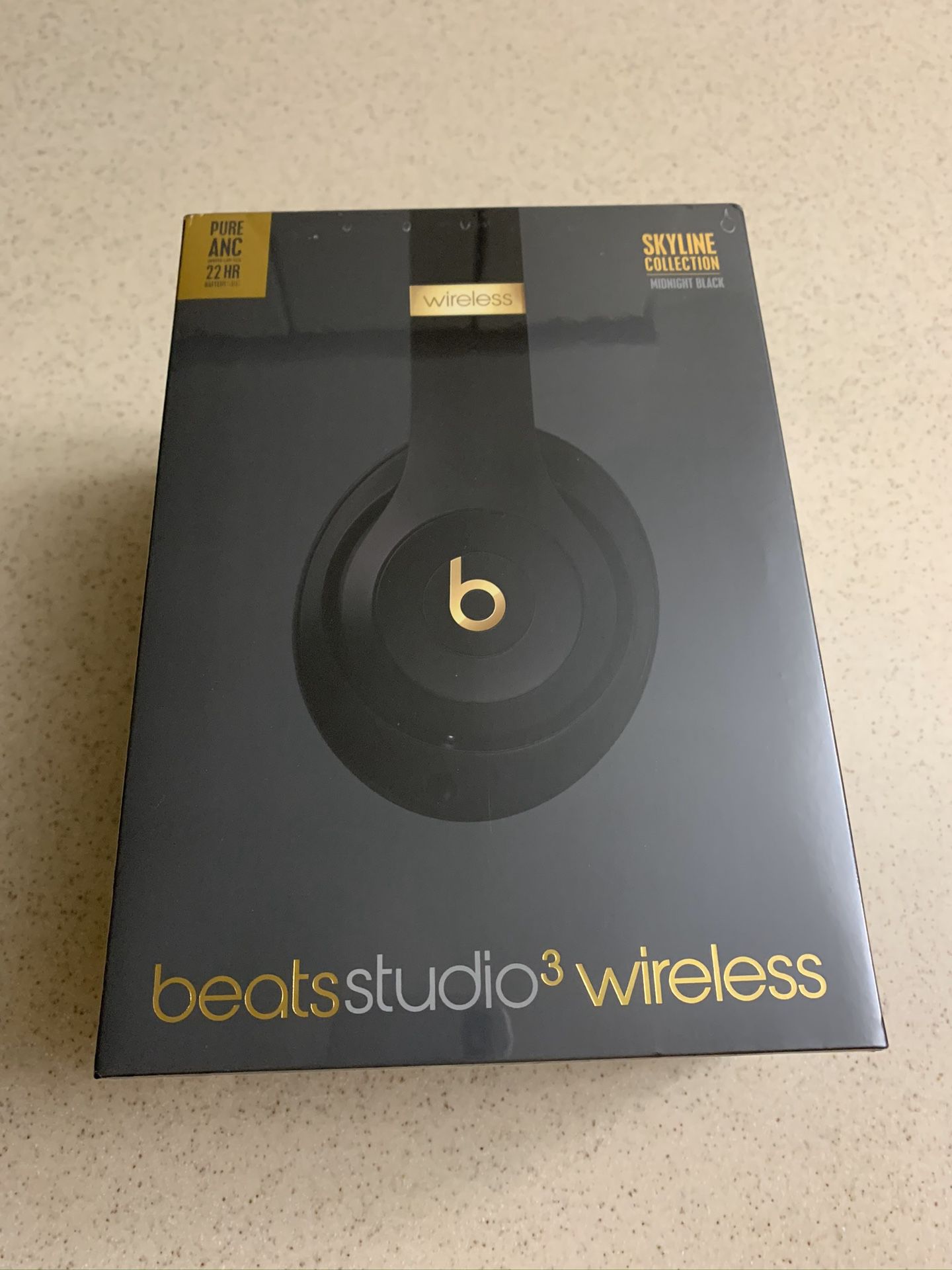 Beats by Dr. Dre Studio3 Wireless Headphones - Skyline Collection Midnight Black NEW SEALED
