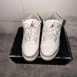 Air Jordan 3 “White Cement” Size 9