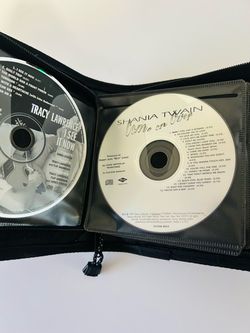 14 LOT Mix Various Country Artists Music C.D.s No cases comes w/black CD storage