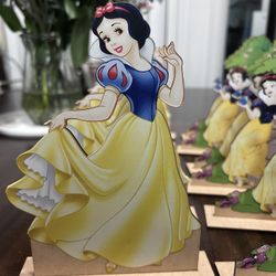 Snow White Wood Work For party 