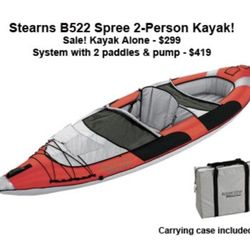 Two Person Inflatable kayak 