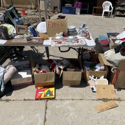 free yard sales left overs  