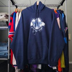 Gildan Heavy Blend Men's Dallas Cowboys NFL Navy Hoodie Size XL